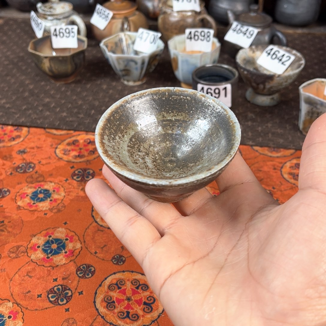 壶柴烧茶器主人杯