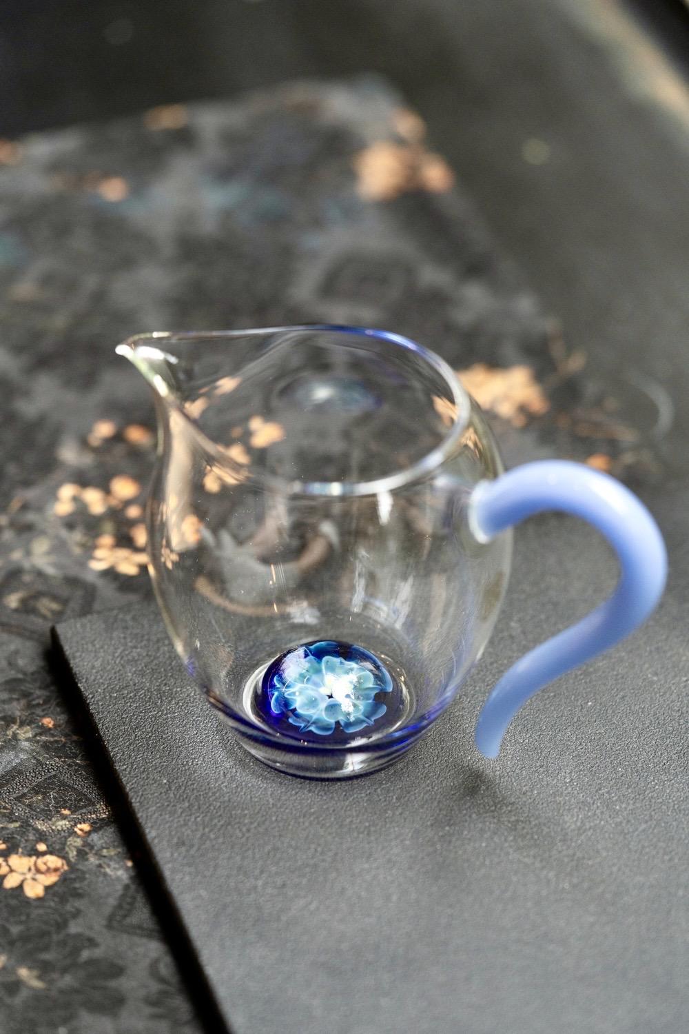 晶焱公道杯 清颜公杯 蓝海棠蓝玉