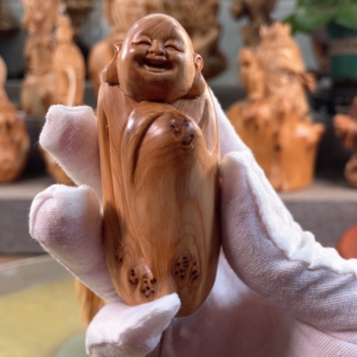 【闪购商品】柏木（崖柏）崖柏工艺品手把件