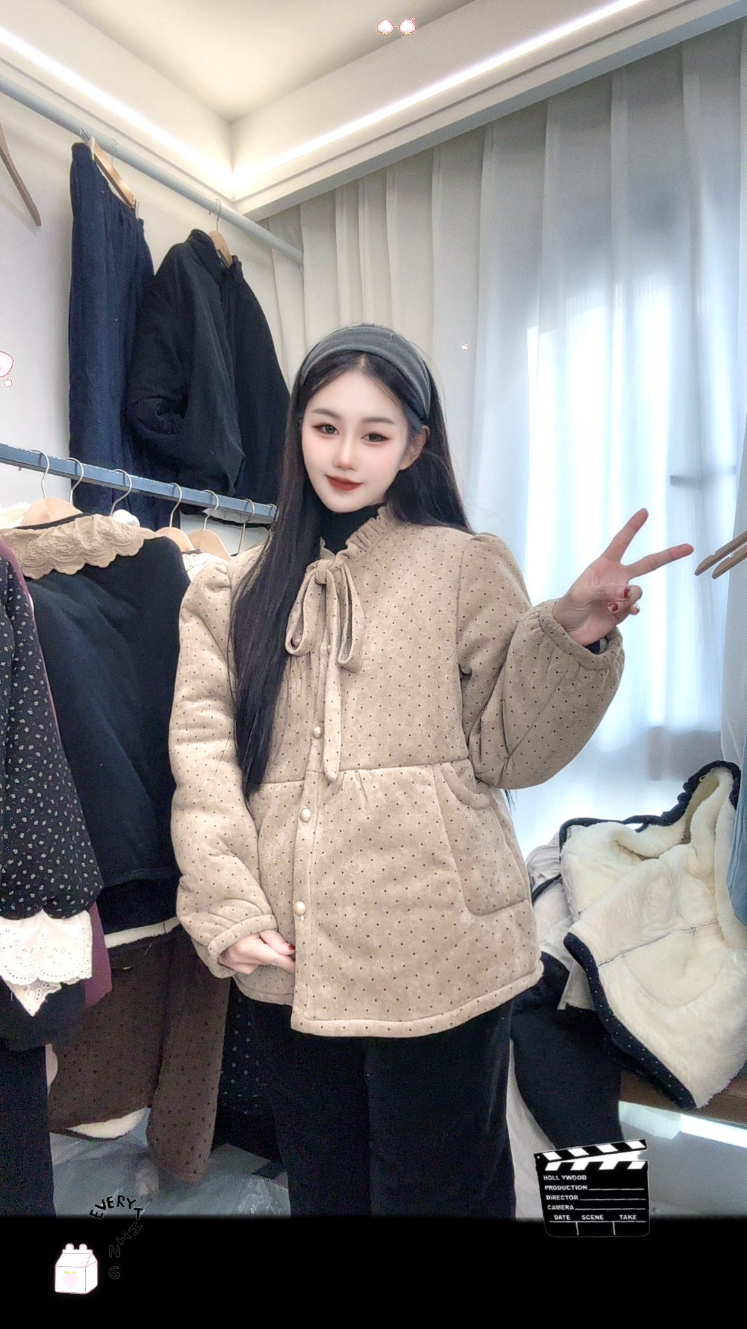 【小颖】2025新款冬季孕妇装保暖三层加厚波点厚款可外穿套装家居服