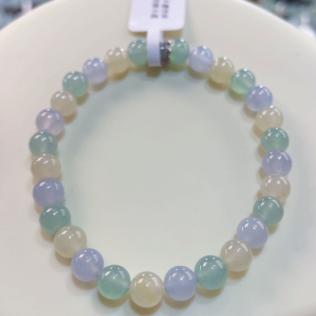 未镶嵌手链翡翠卡6.4  