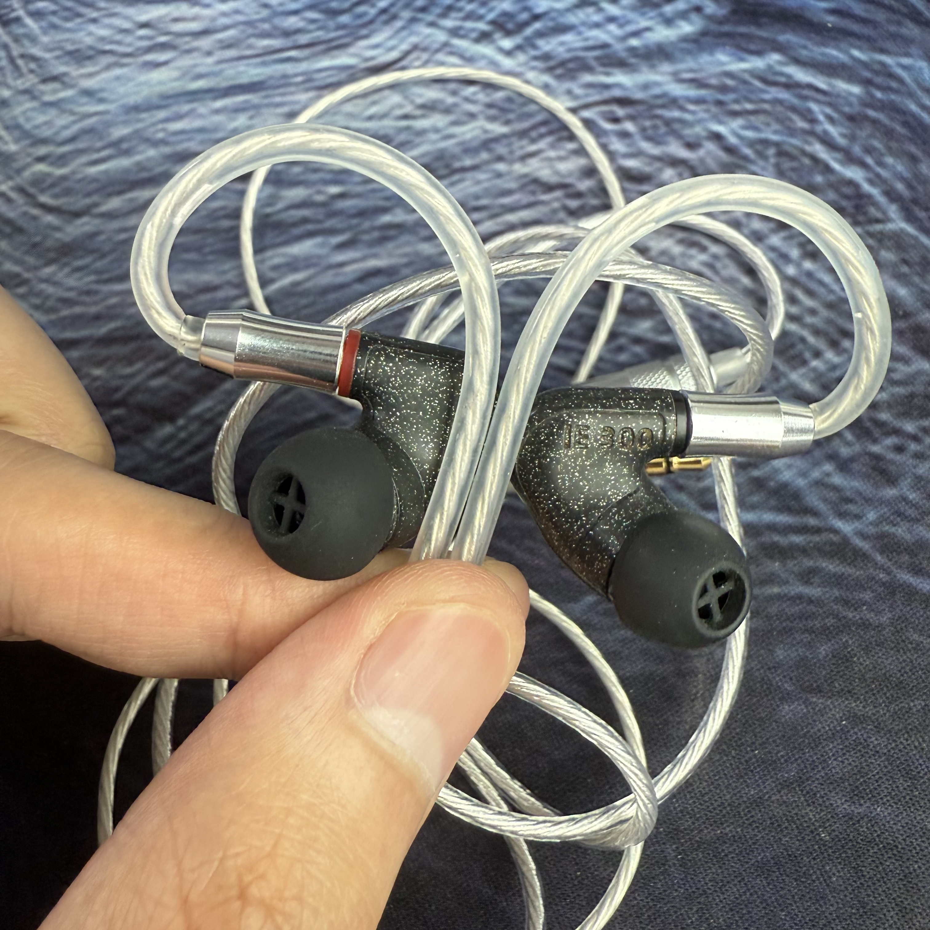 9新 SENNHEISER/森海塞尔 ie300 单晶铜镀银线 hifi高音质耳机