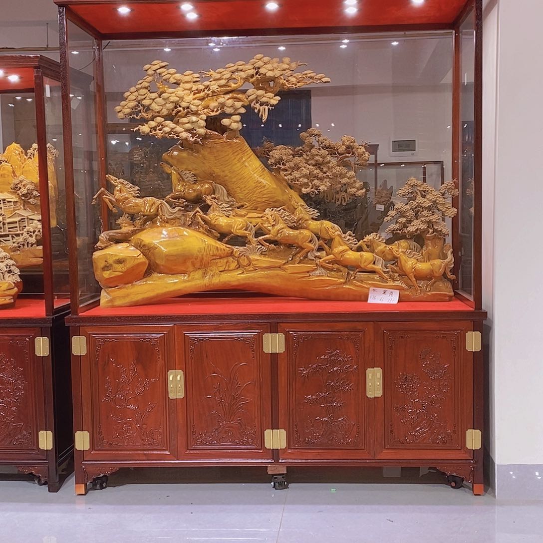 金丝楠浮***3金丝楠小叶桢桢楠摆件