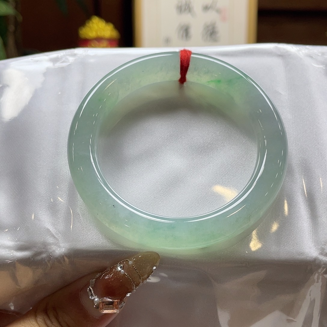 翡翠未镶嵌手镯20号
