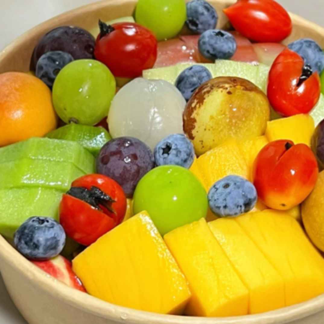 豪华混合果切500g六