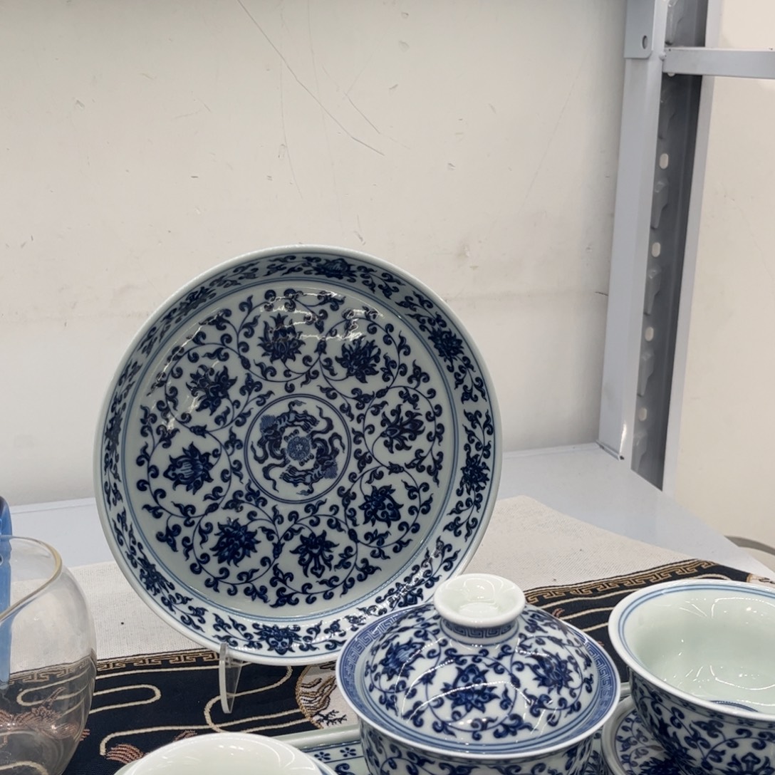 7***8缠枝莲五件套套装