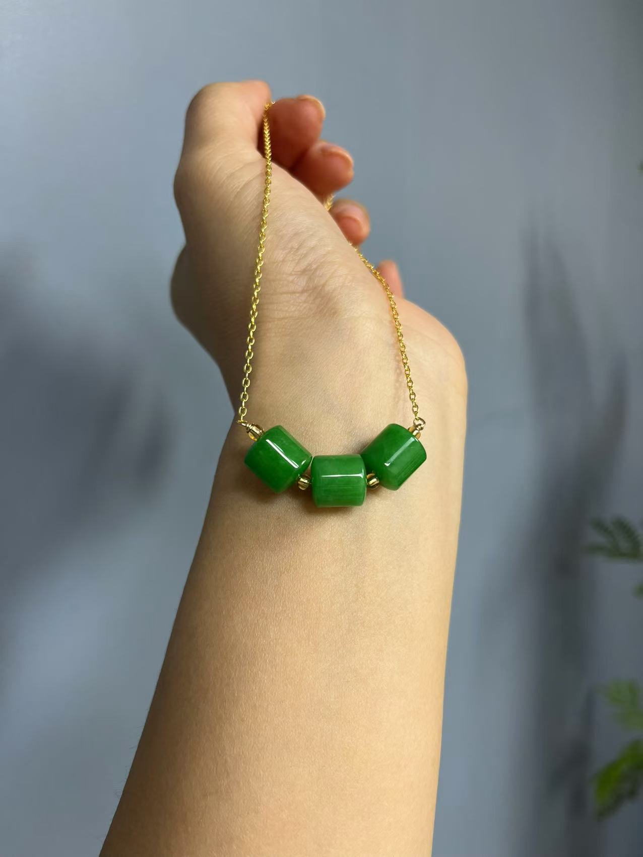 易安diy严选微笑路路通项链