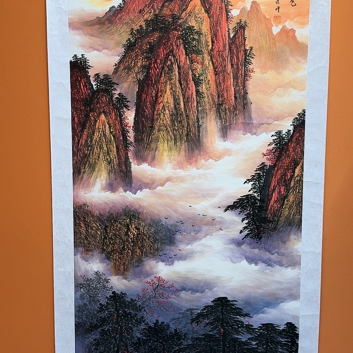 国画书法作品多次参加