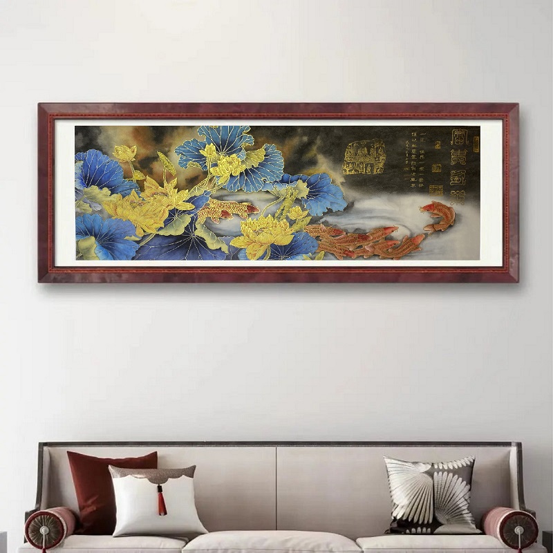 李月山教授作品《富贵有余》.