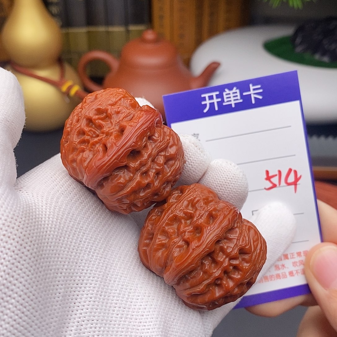 文玩核桃把件42元宝514