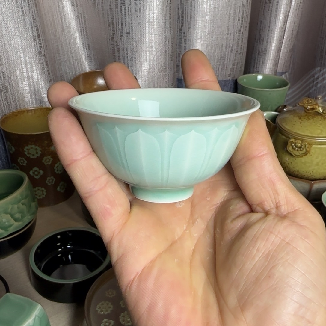 小金茶具青瓷茶器