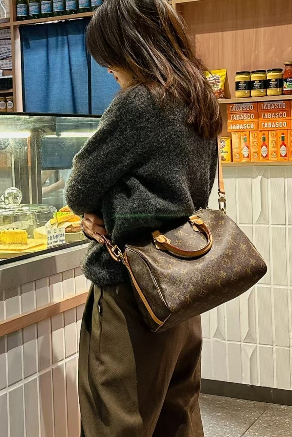 99新 LouisVuitton/路易威登 LV speedy 25老花 /严选