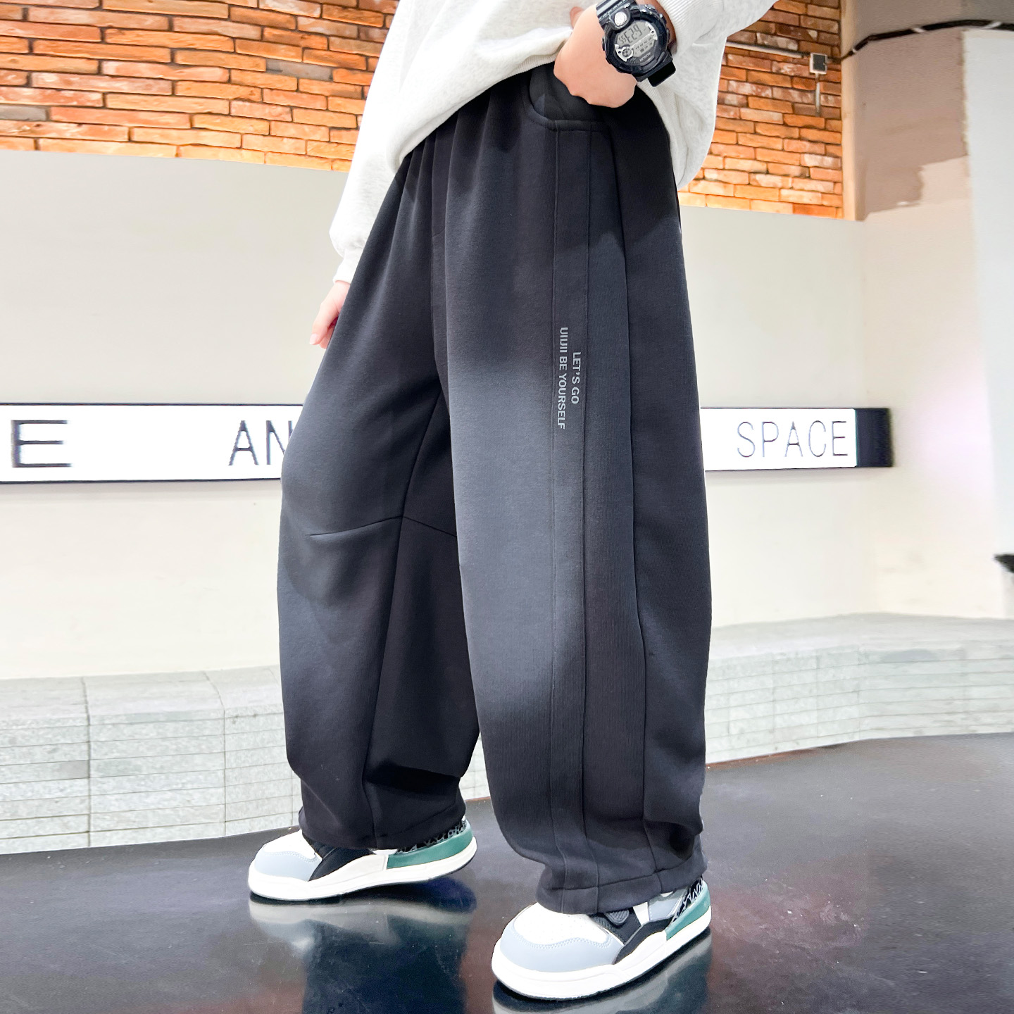 男童裤子春秋款2025新款中大童儿童秋装休闲裤潮A5328