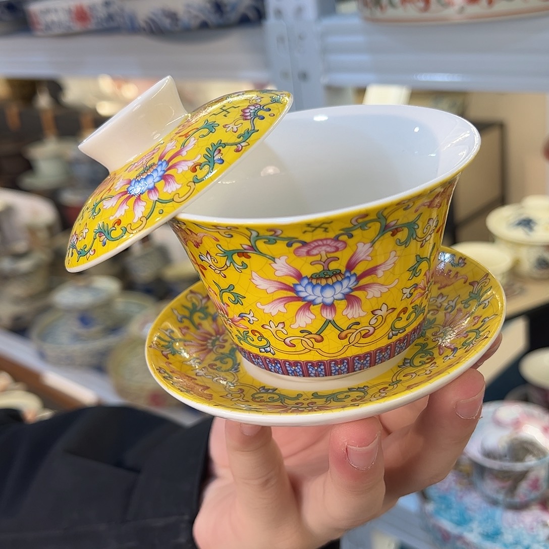 盖碗很漂亮我很喜欢