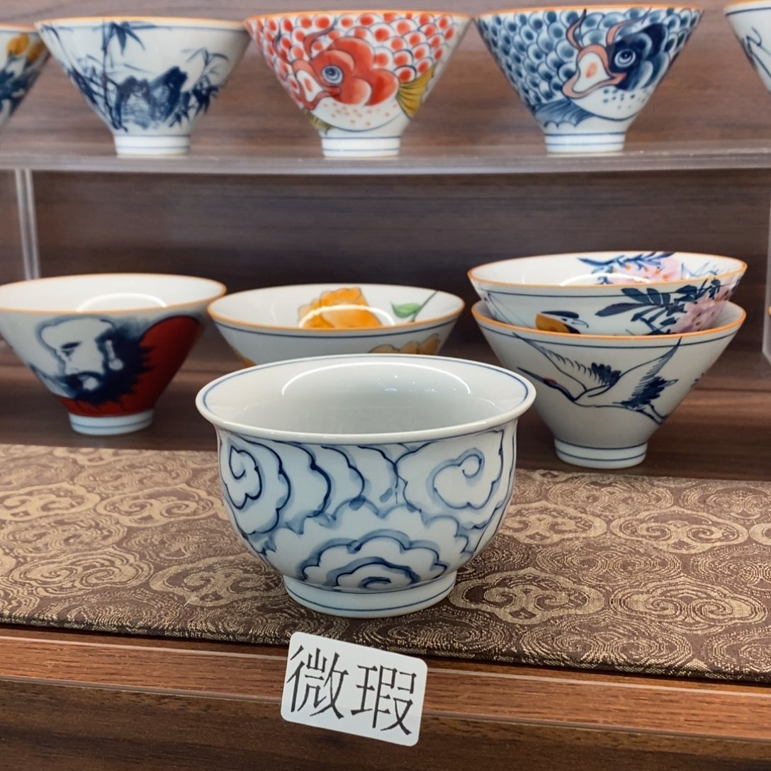 釉下彩手工绘制手工绘制