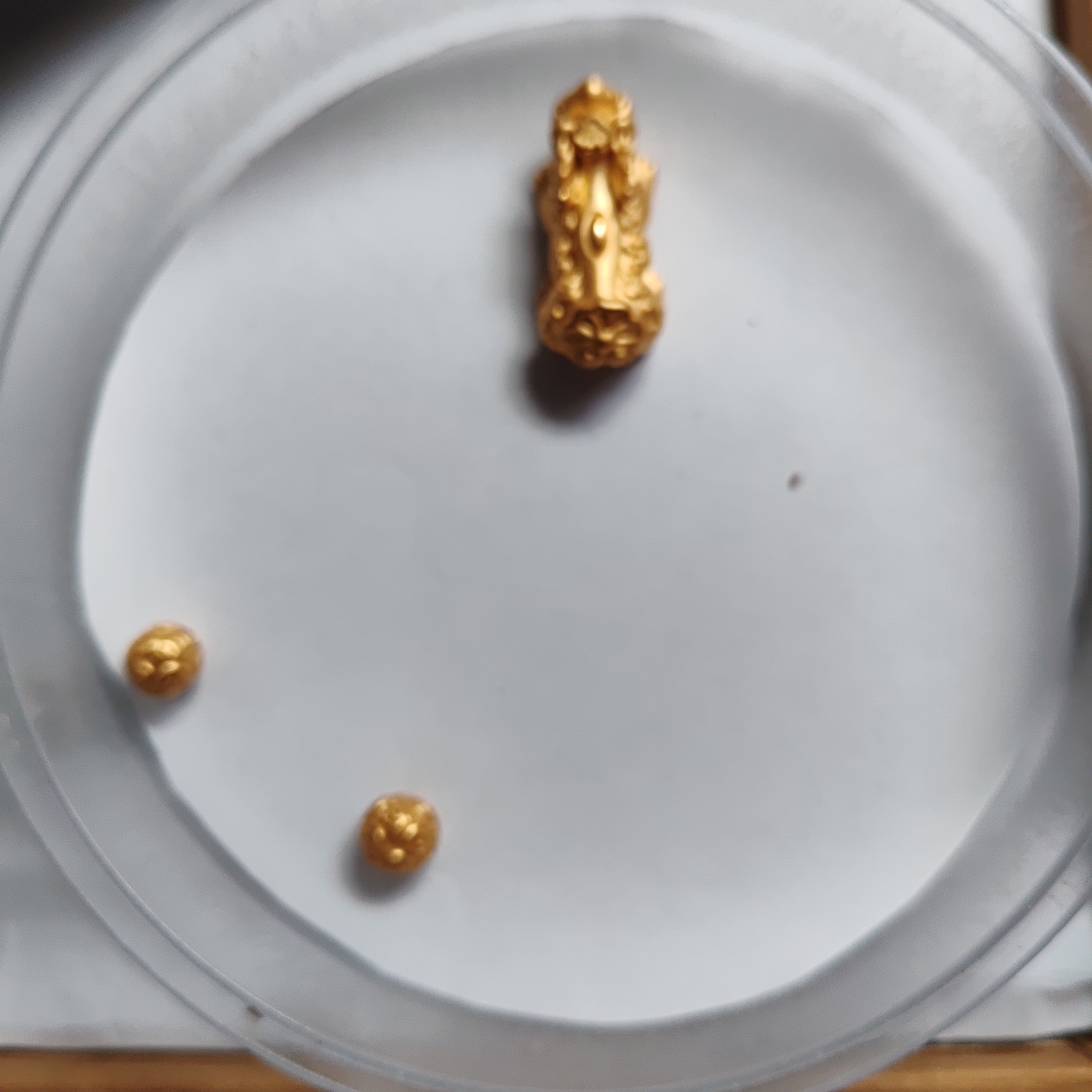 金元宝足金999貔貅珠子首饰