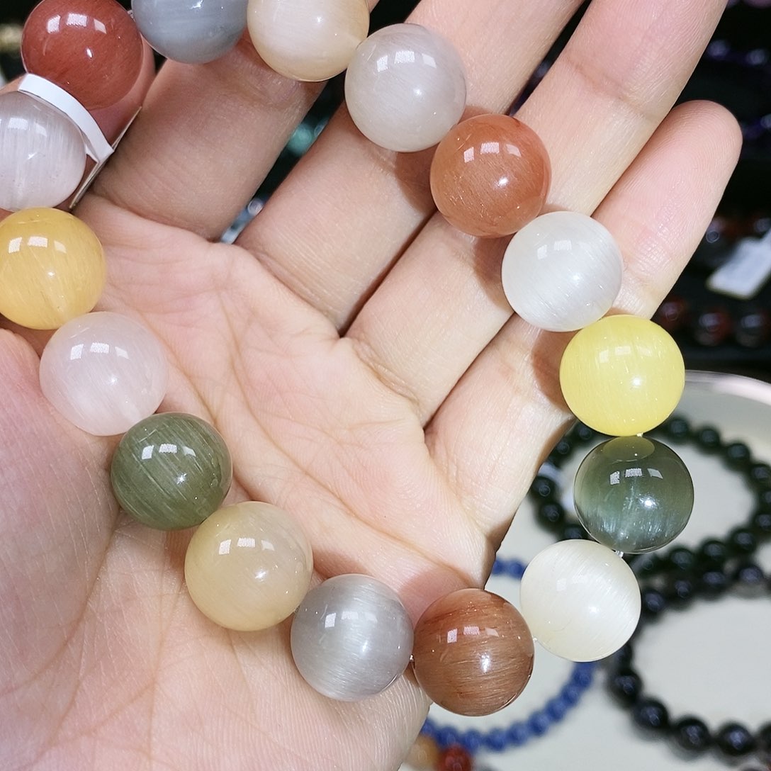 手链未镶嵌水晶兔毛