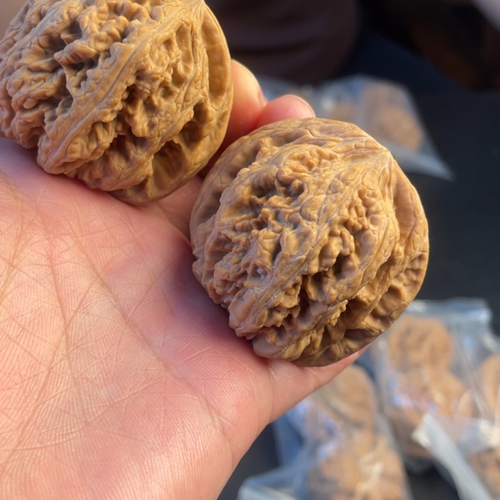 文玩核桃把件大粗筋46尺120