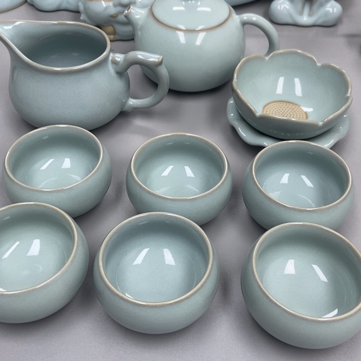 瓷～***～天青色赵琳老师十件套