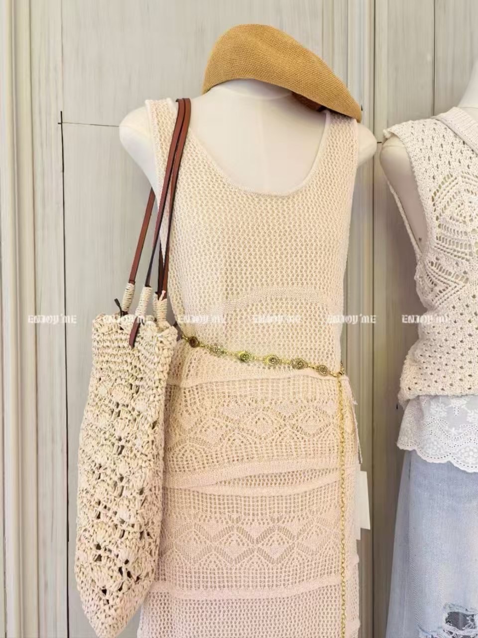 【门店同款】ENJOY夏季“纯粹理想”钩花镂空针套装162209659