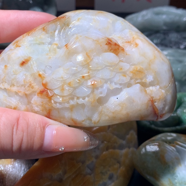 翡翠未镶嵌颈饰保真天然A货翡翠