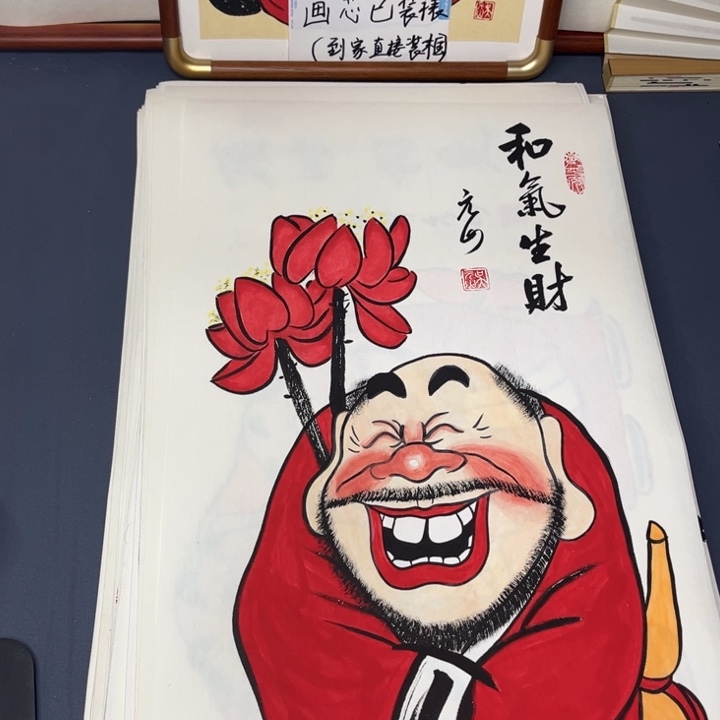 国画禅意画纯手绘作品