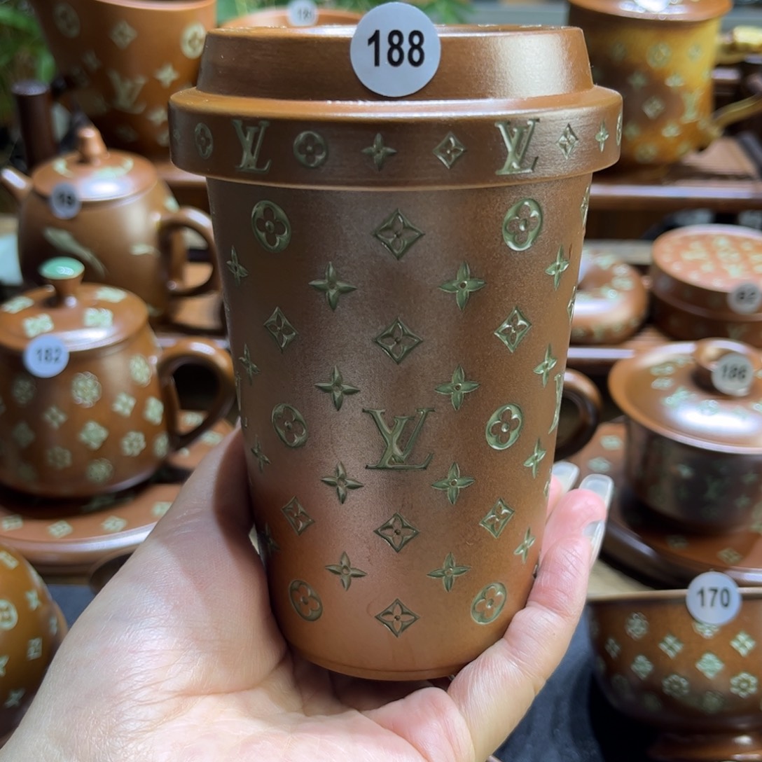 *****草木灰老花可乐杯