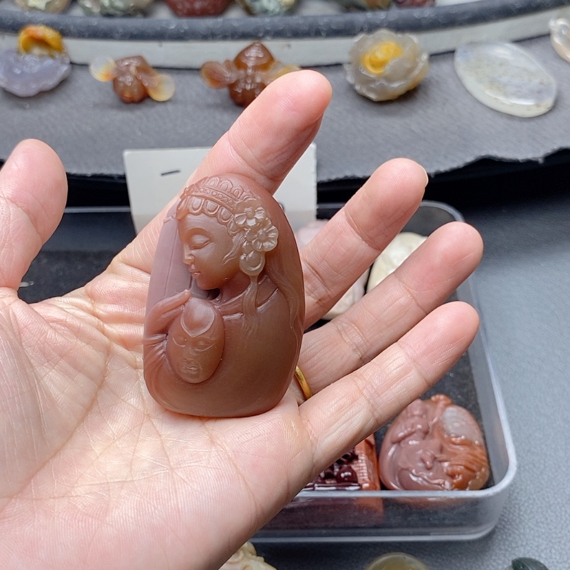 【闪购商品】定制石英质玉吊坠未镶嵌