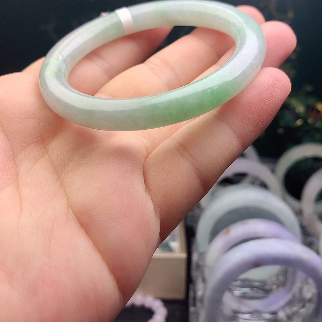 未镶嵌手镯翡翠56胖圆