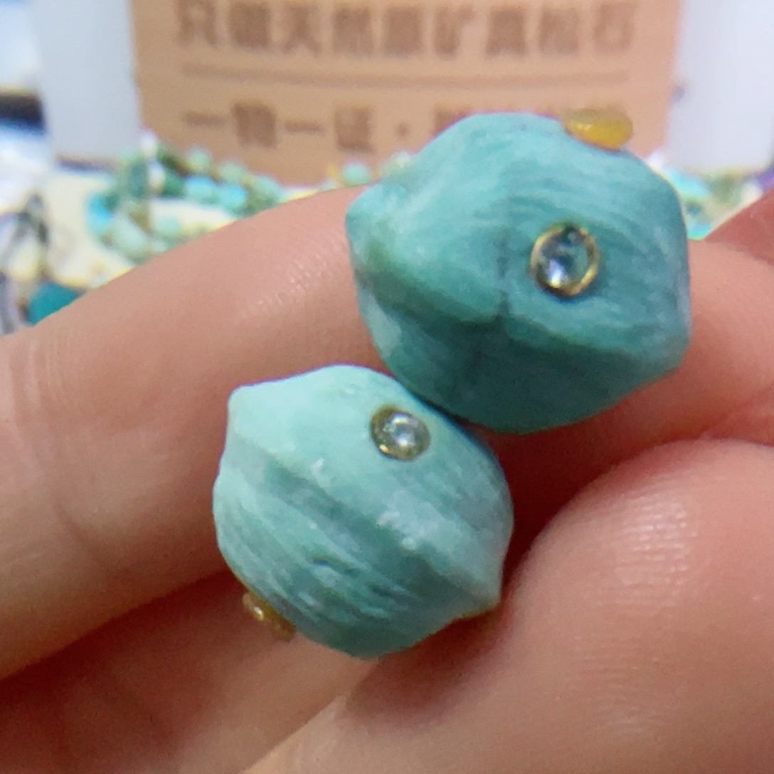 绿松石珠宝奇石未镶嵌