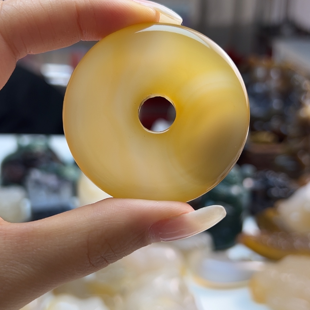 玛瑙/玉髓未镶嵌吊坠(不含链)