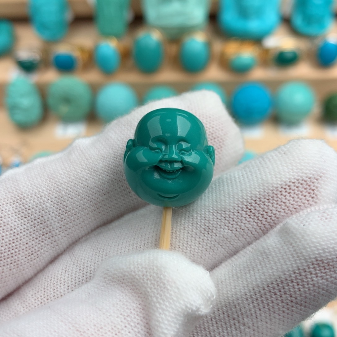 绿松石配饰未镶嵌15.4mm