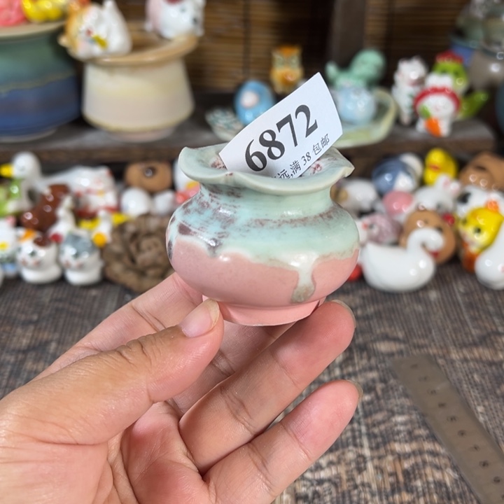 口3 手工花盆满30包邮