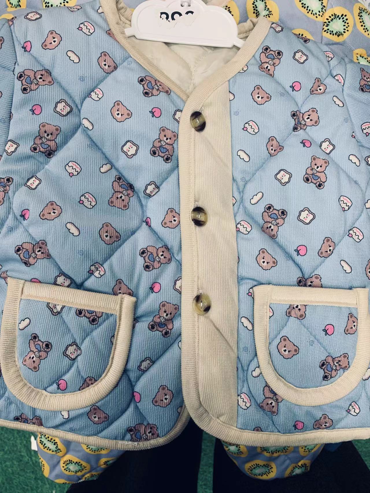 防撞条 冬款分体家居宝宝服