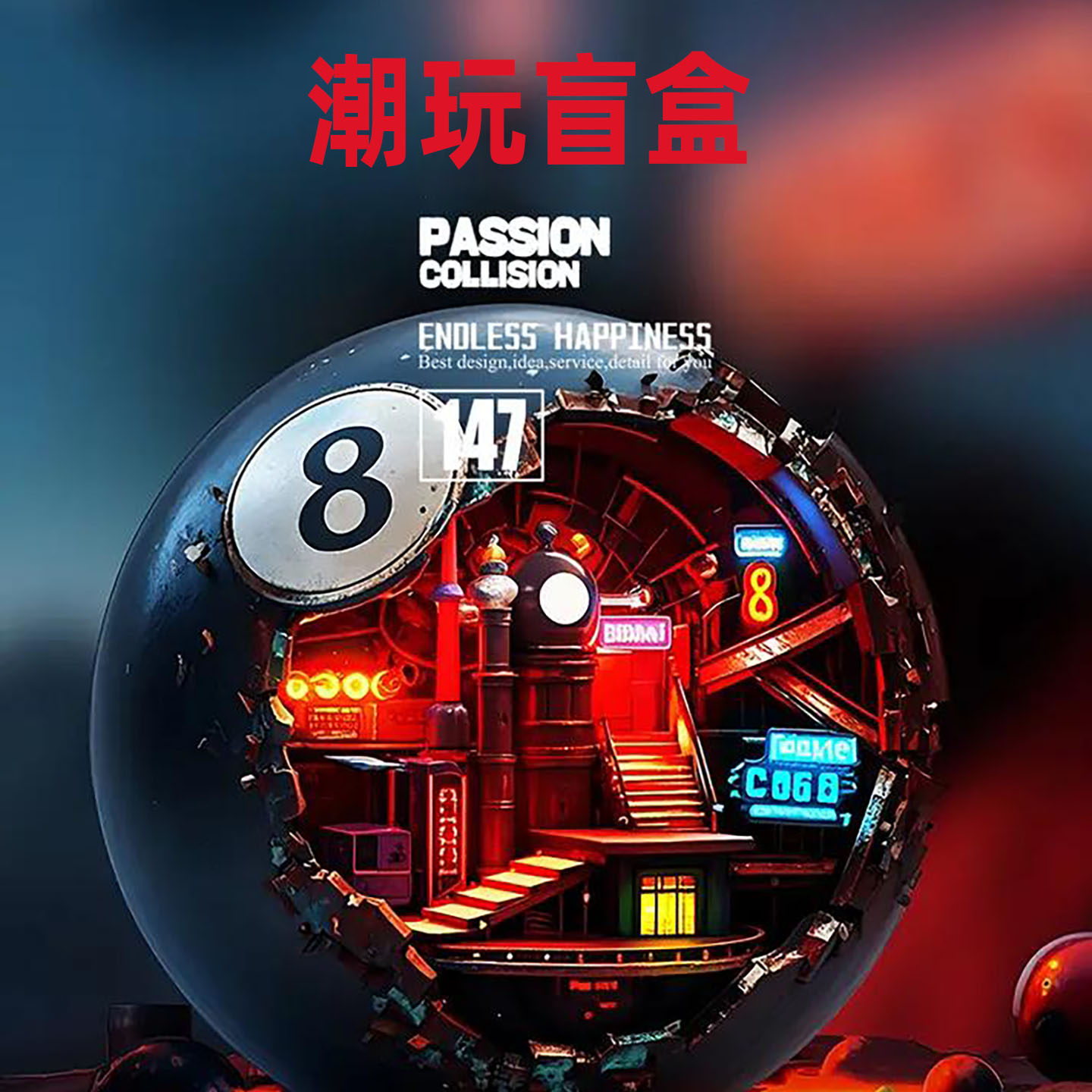 单盒【台球盲盒（拍一拆一）】拆盒不退不换