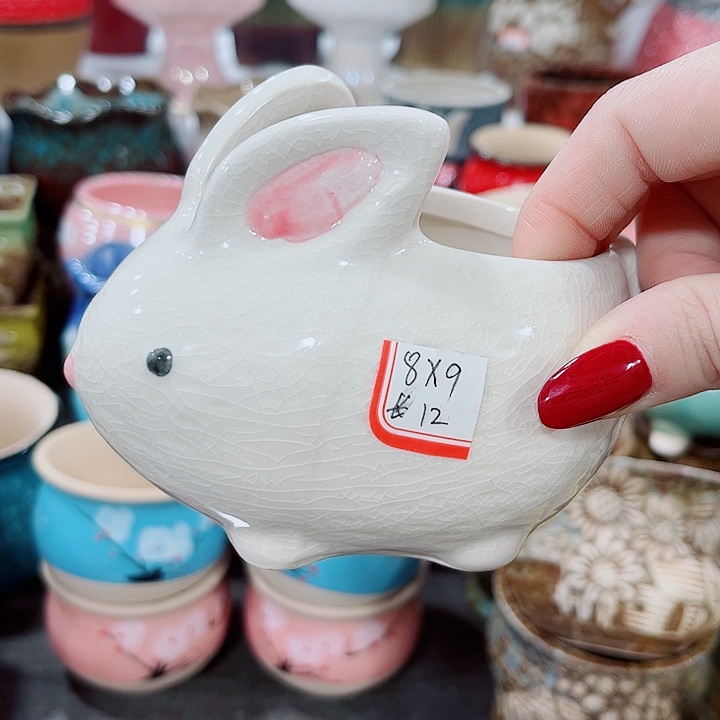 多肉陶瓷花盆满10元包邮