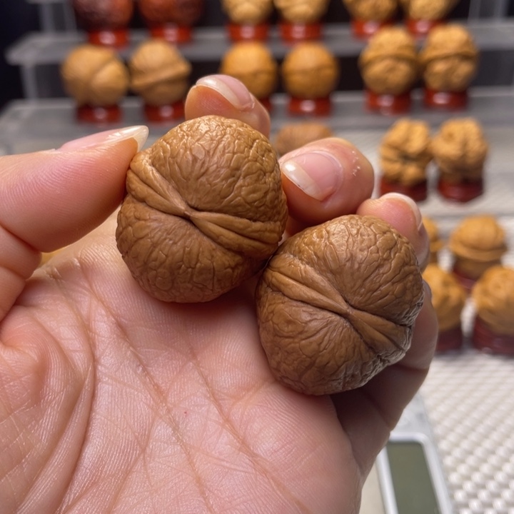 文玩核桃把件14仙鹤顶