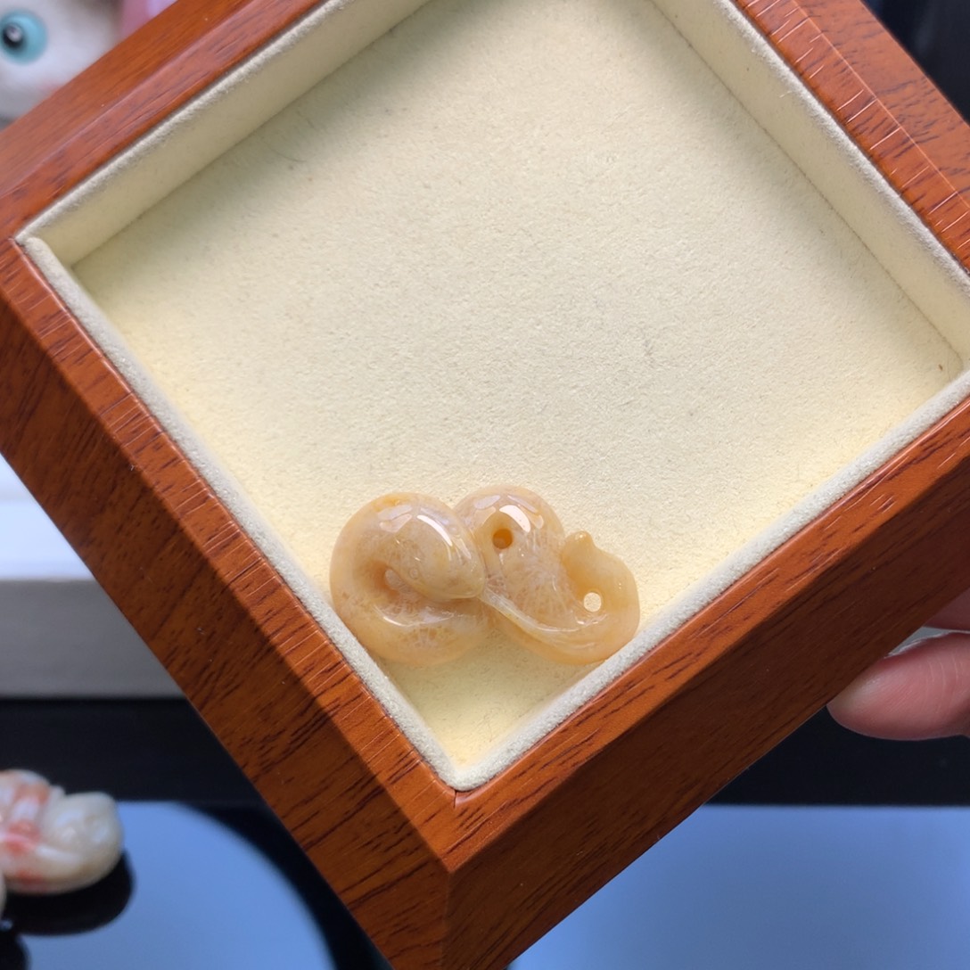 硅化珊瑚（珊瑚玉）颈饰未镶嵌