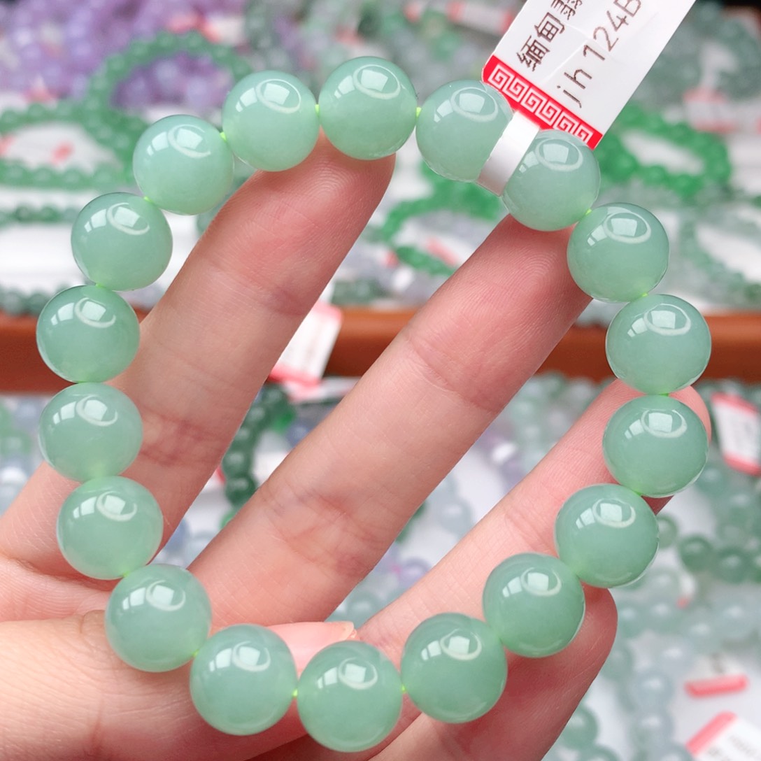 翡翠手链未镶嵌翡翠10.5mm