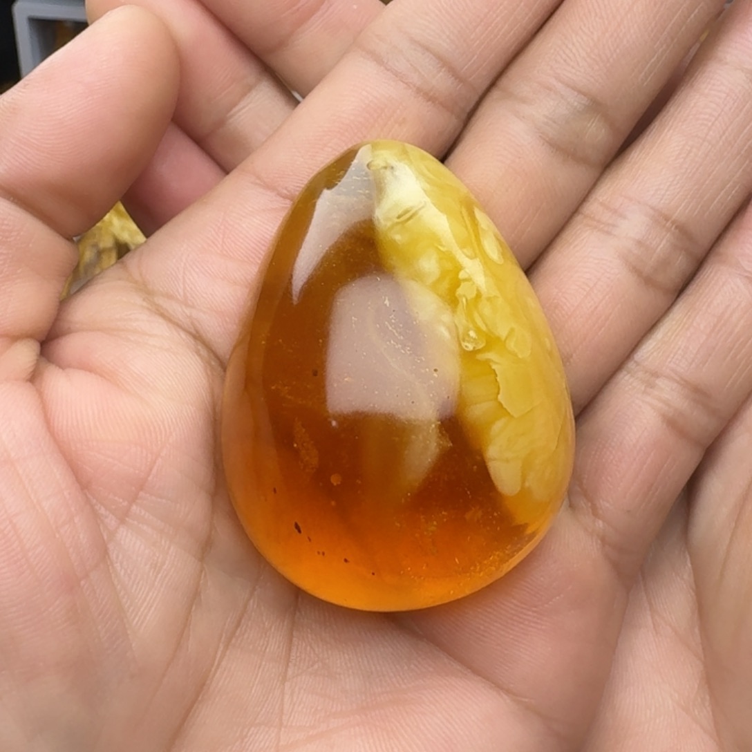 琥珀珠宝奇石未镶嵌天然蜜蜡吊坠