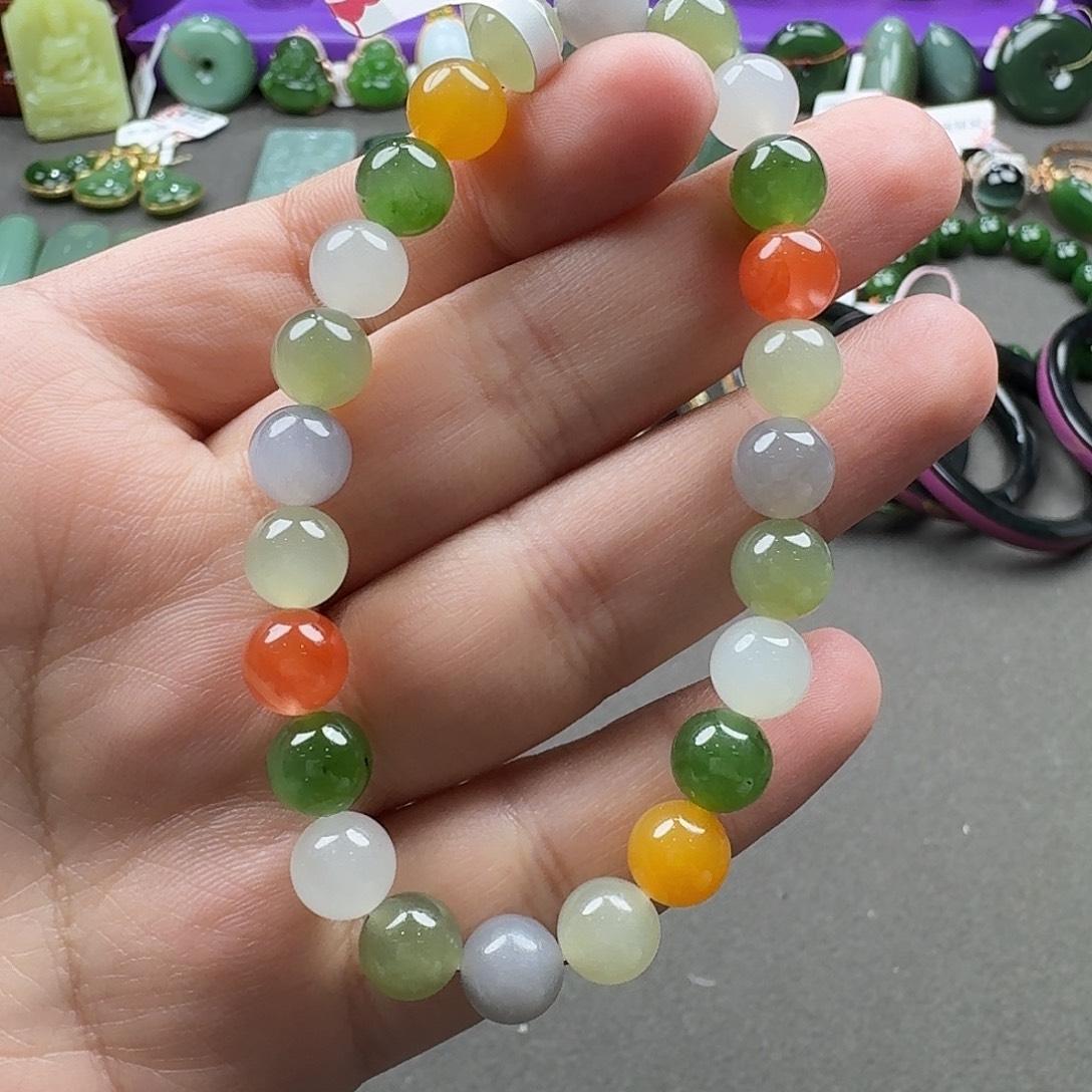 和田玉未镶嵌手链