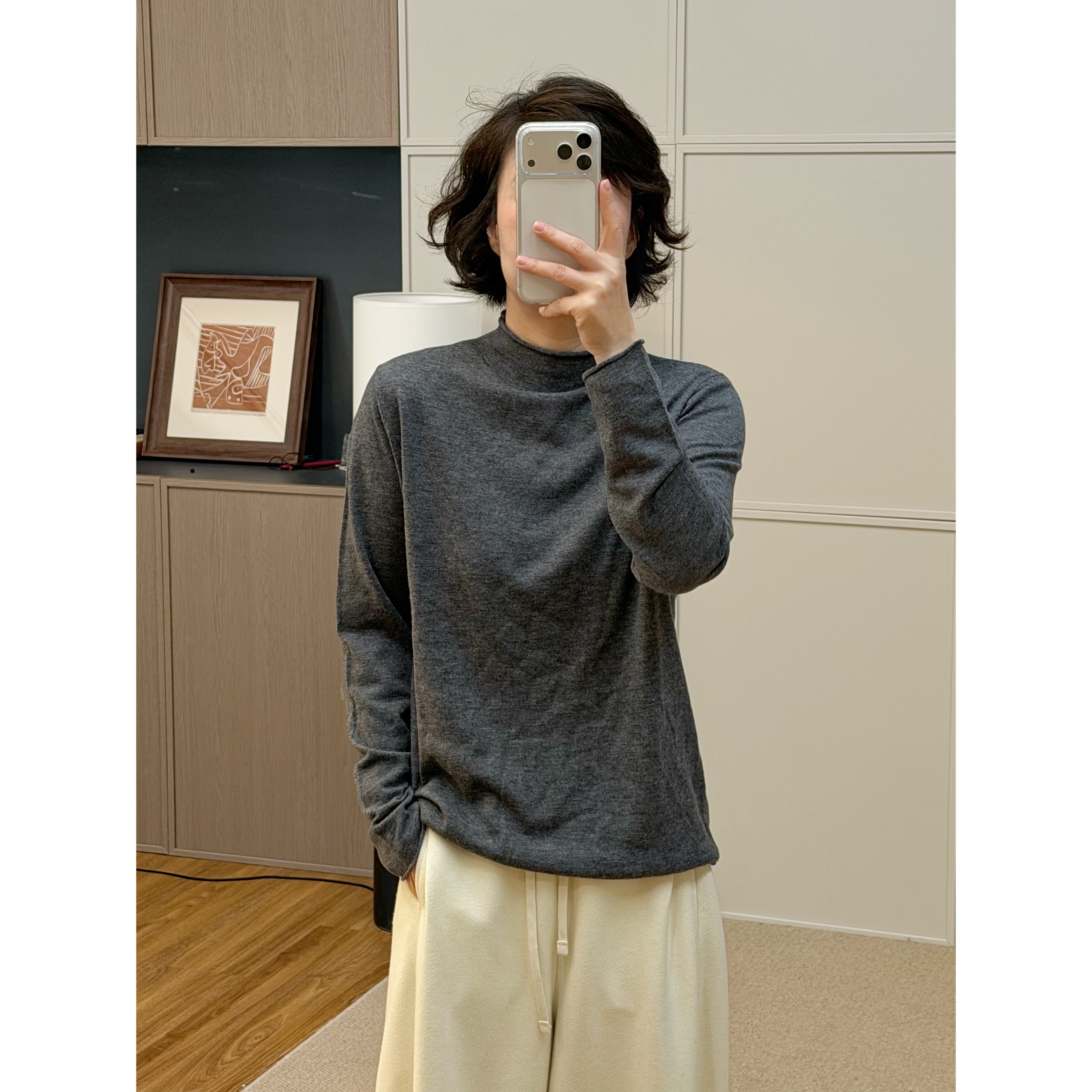 zhukele 自由卷领美丽诺打底