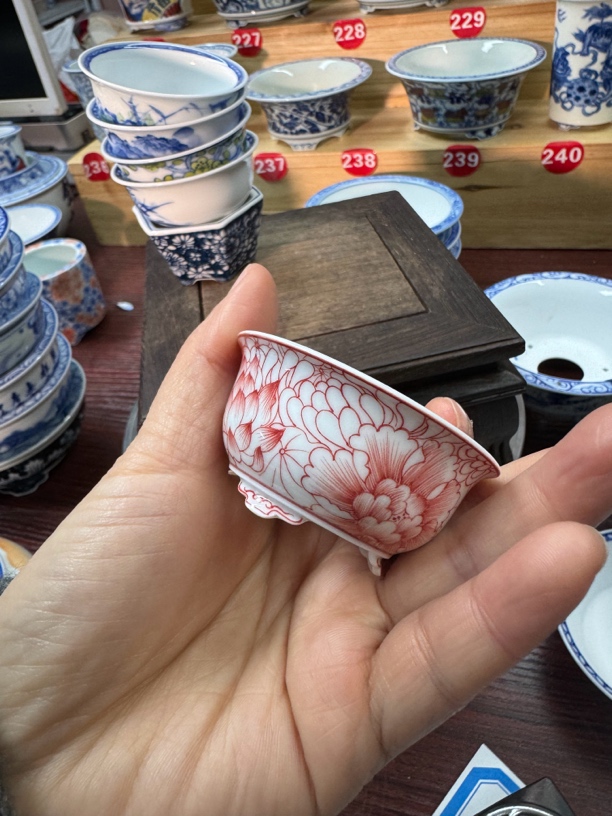手绘陶瓷手工花盆