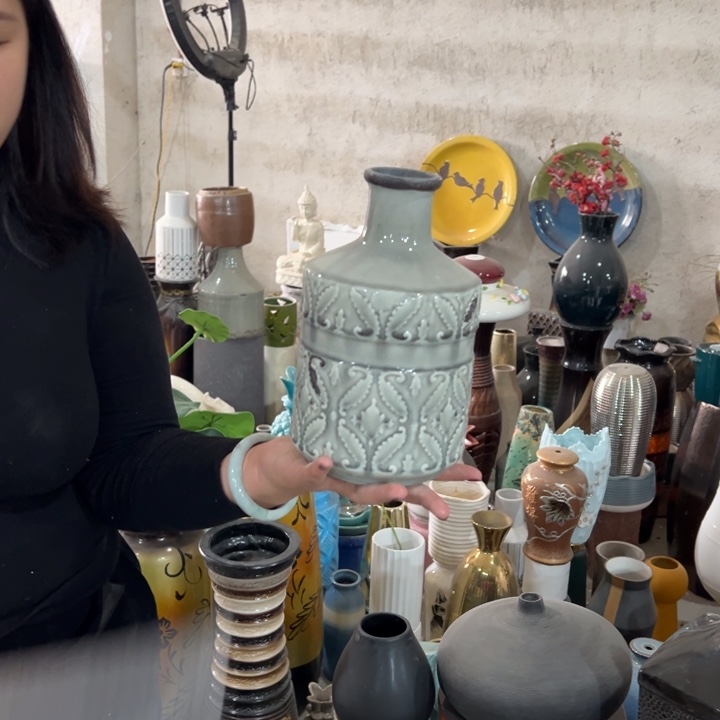 摆件高度23厘米口径5厘米微瑕捡漏