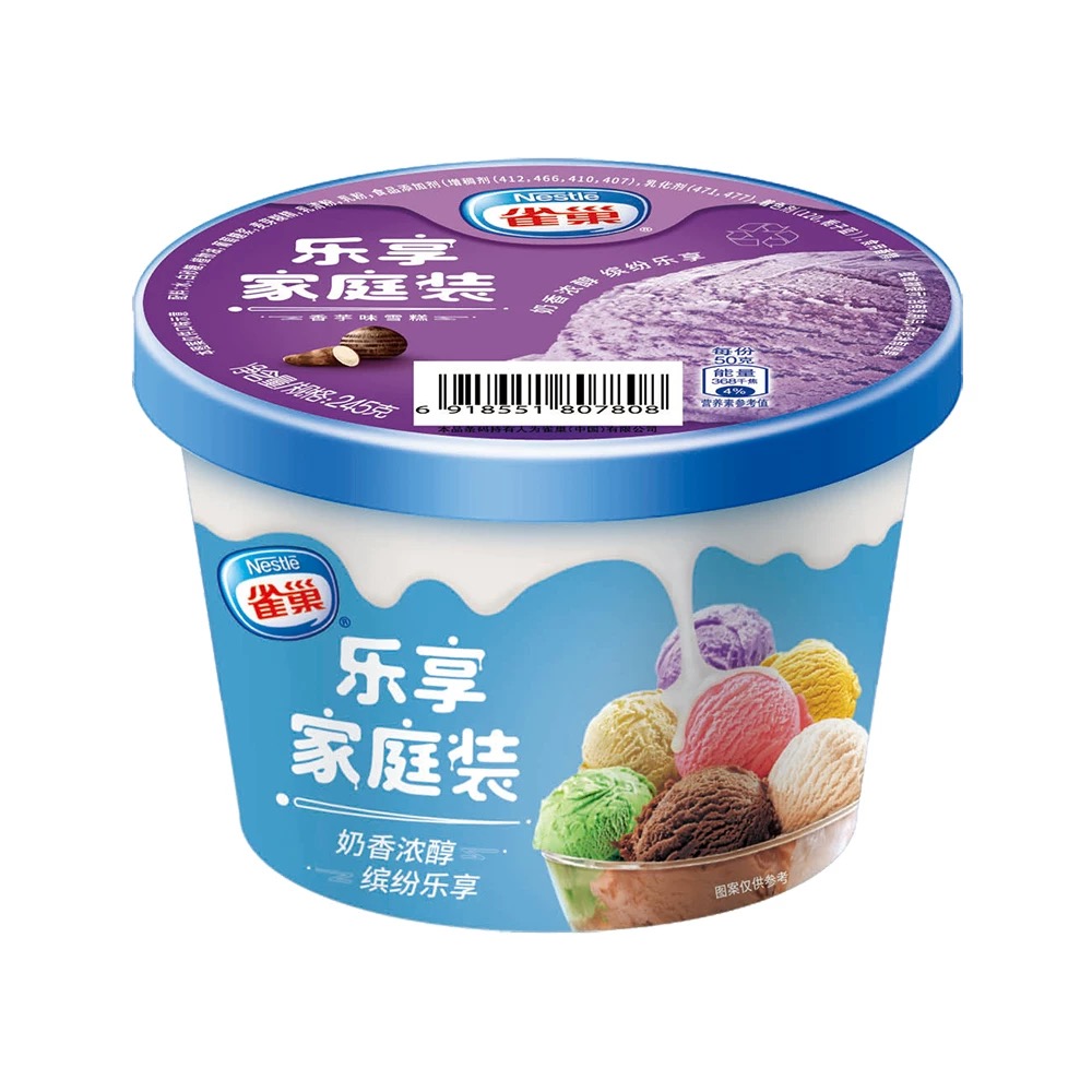 雀巢家庭装（香芋）冰淇淋255g