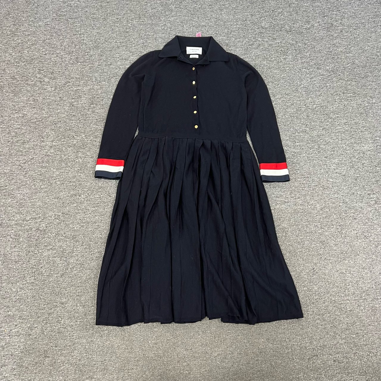 99新 AMIPARIS tb 百褶连衣裙