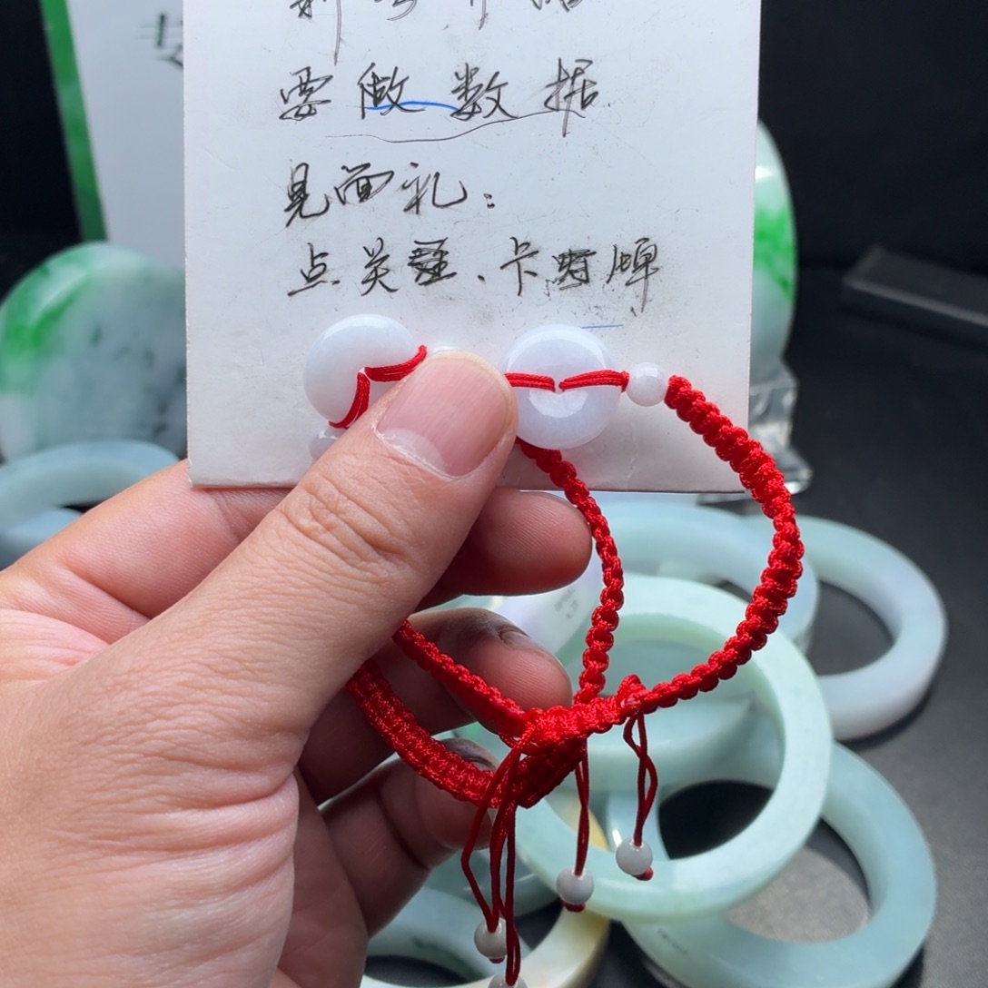 定制翡翠未镶嵌正天然翡翠手串