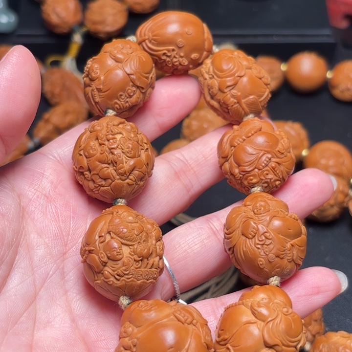 缥***风橄榄核手串/手链手串