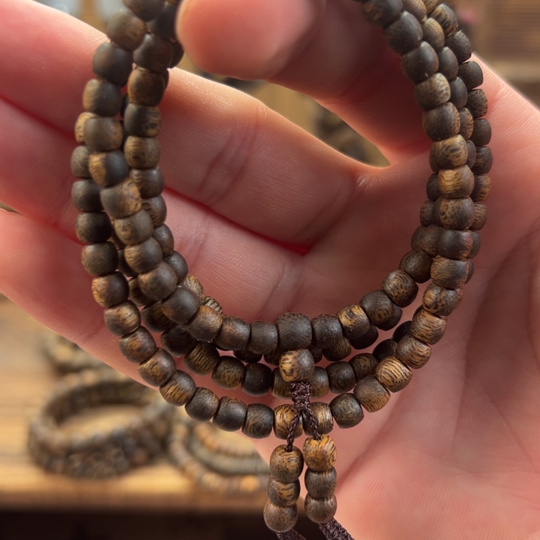 手串沉香海南沉香鼓珠卡0.5多圈，多样性发一