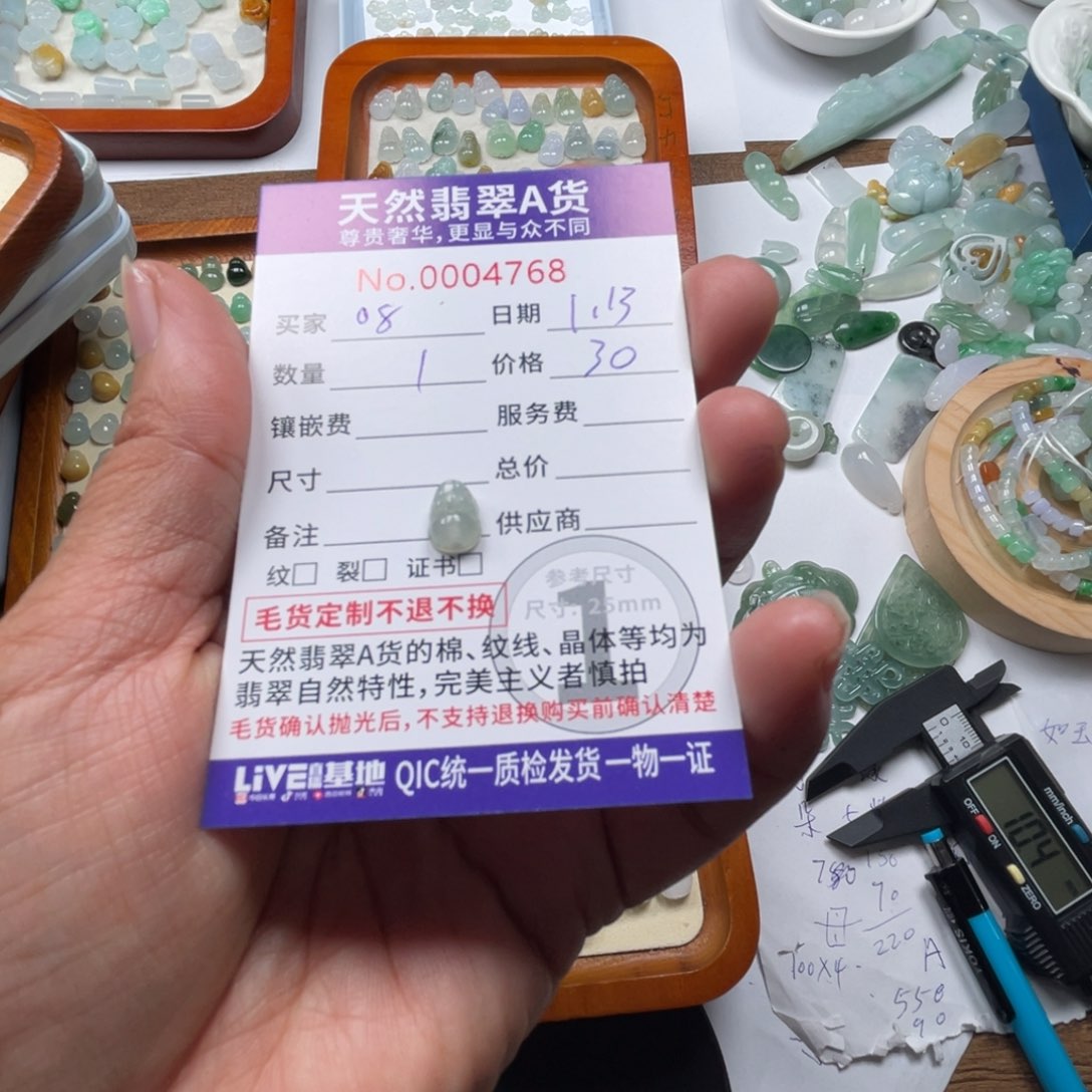 翡翠颈饰未镶嵌0*66666666